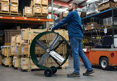 Construcción de correa de ventilador industrial